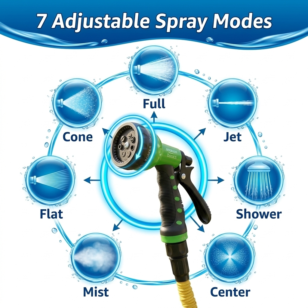 7-in-1 high-pressure multi-purpose spray gun